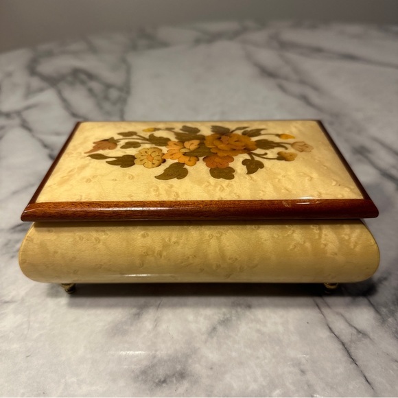 reuge Accents Vintage Reuge Swiss Movement Music Box Made In Italy